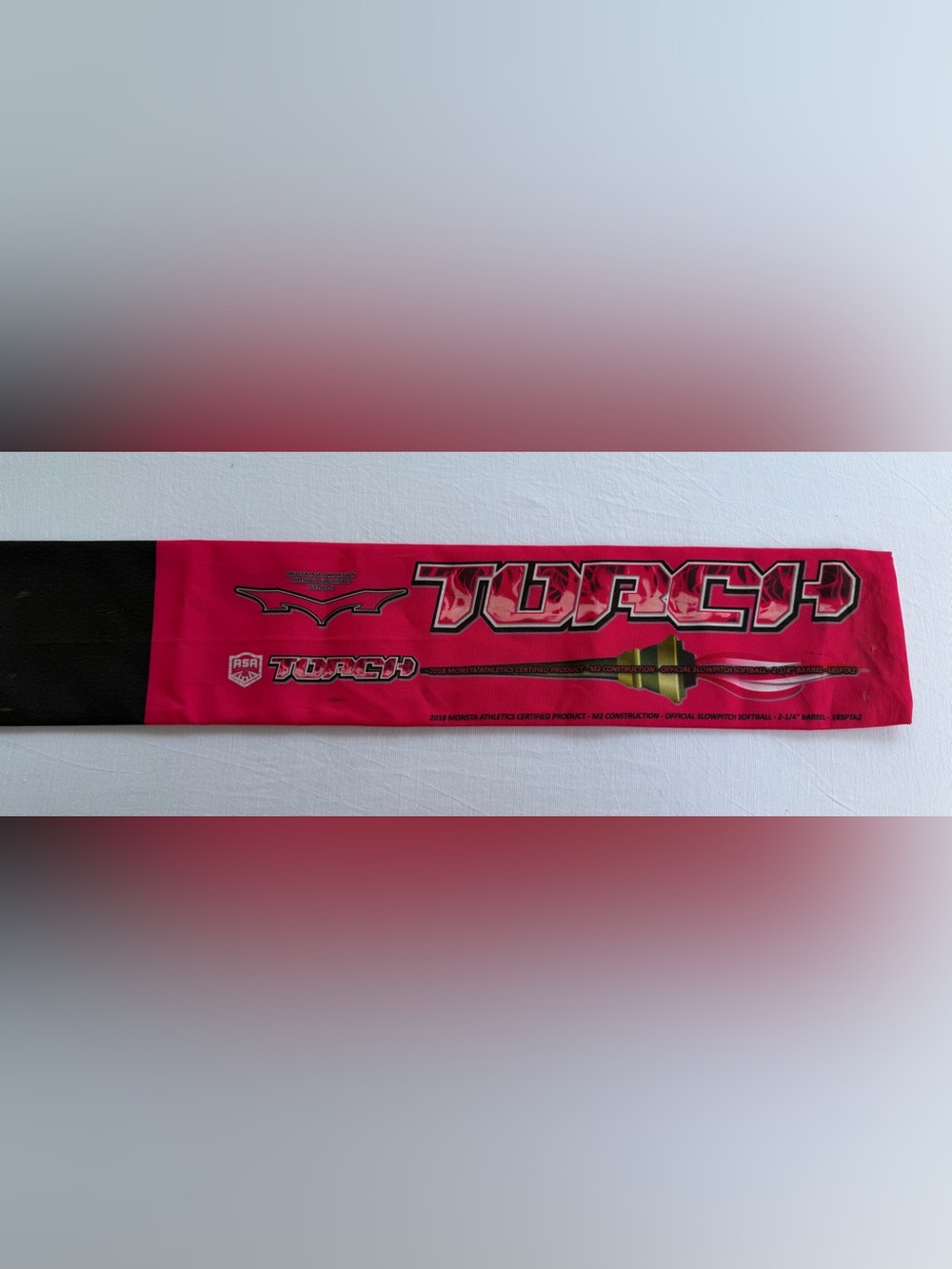 Monsta Bats Torch Pink bat sleeve with Bold Graphic